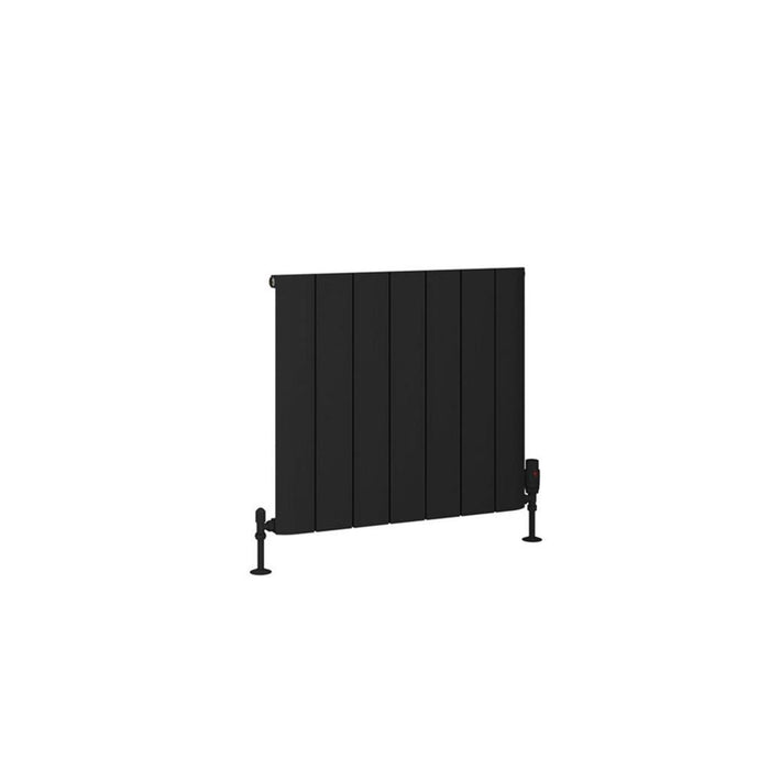 Eastbrook Peretti Aluminium Horizontal Designer Radiator - Matt Black