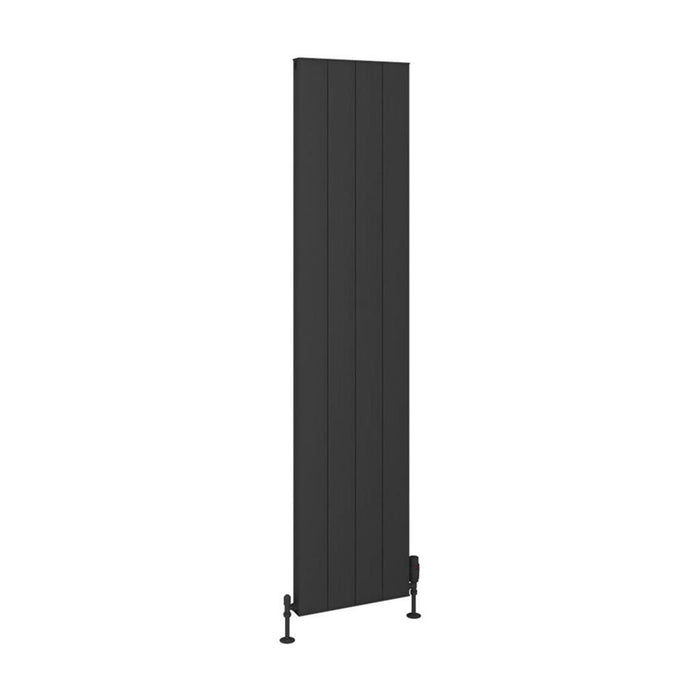 Eastbrook Vesima Aluminium Vertical Designer Radiator - Matt Anthracite