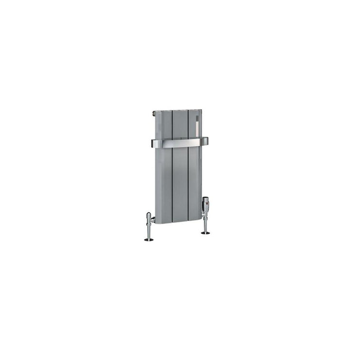 Eastbrook Peretti Aluminium Vertical Designer Radiator - Polished Aluminium