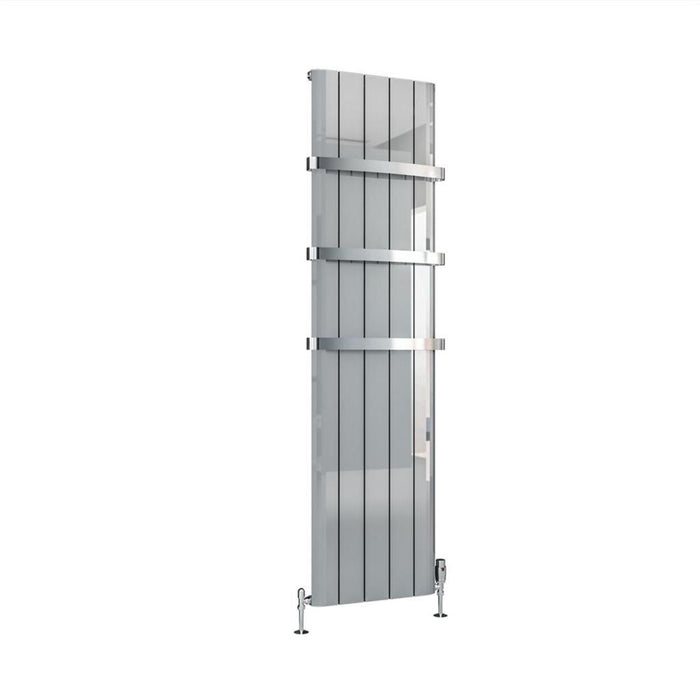 Eastbrook Peretti Aluminium Vertical Designer Radiator - Polished Aluminium