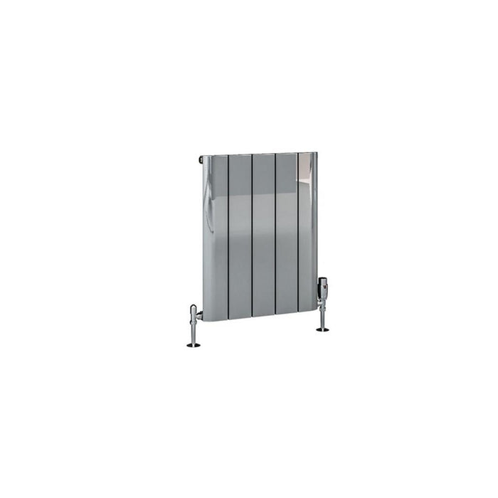 Eastbrook Peretti Aluminium Vertical Designer Radiator - Polished Aluminium