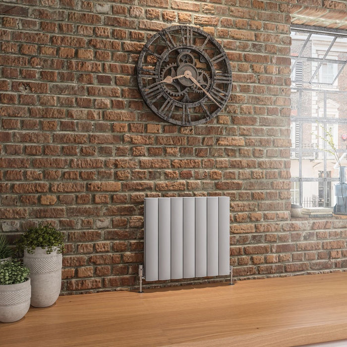 Eastbrook Guardia Aluminium Horizontal Designer Radiator - Matt Grey