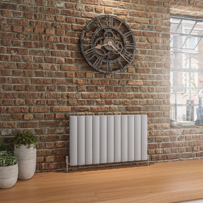 Eastbrook Guardia Aluminium Horizontal Designer Radiator - Matt Grey