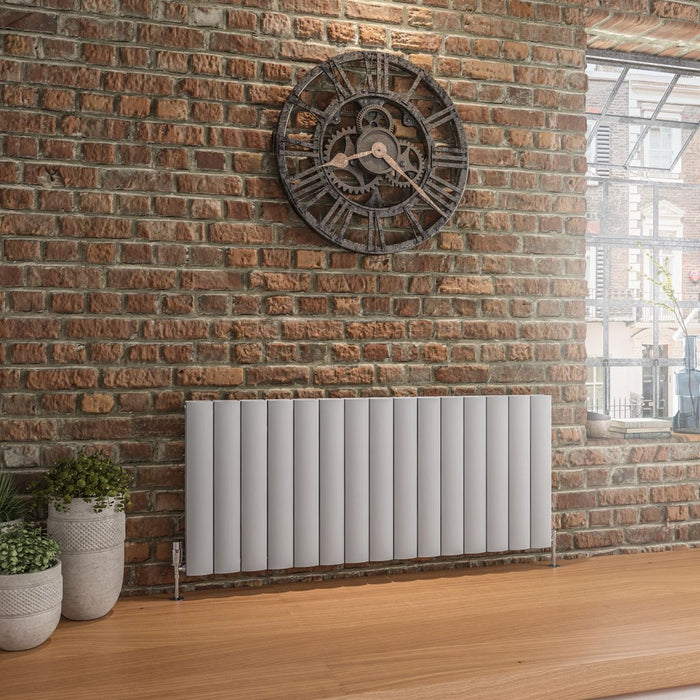 Eastbrook Guardia Aluminium Horizontal Designer Radiator - Matt Grey
