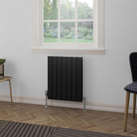 Eastbrook Hadleigh Aluminium Vertical Designer Radiator - Matt Black