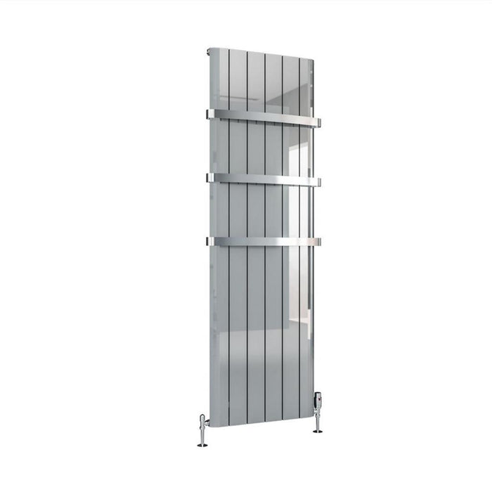 Eastbrook Peretti Aluminium Vertical Designer Radiator - Polished Aluminium