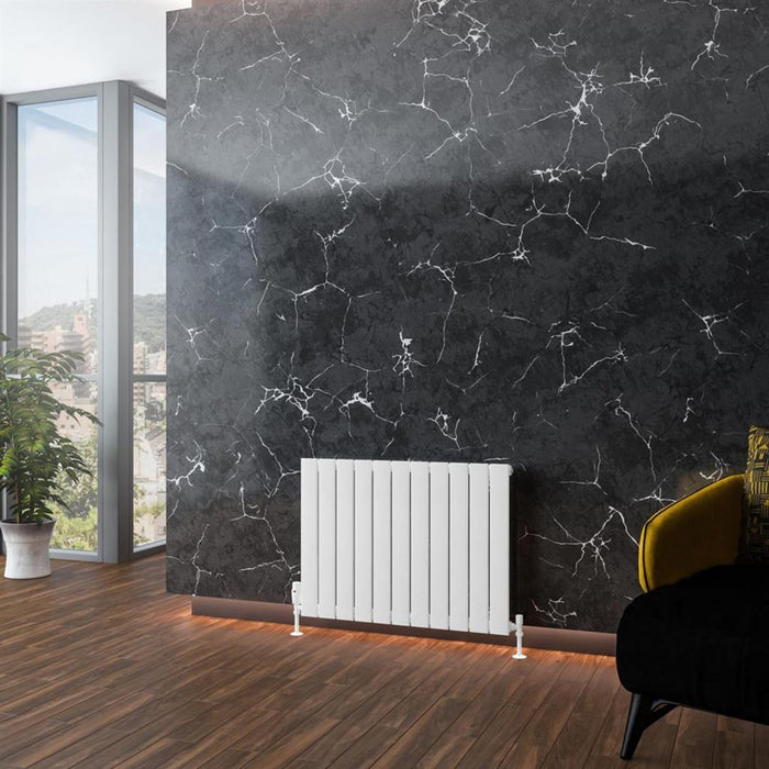Eastbrook Addington Type 10 Horizontal Aluminium Designer Radiator - Gloss White