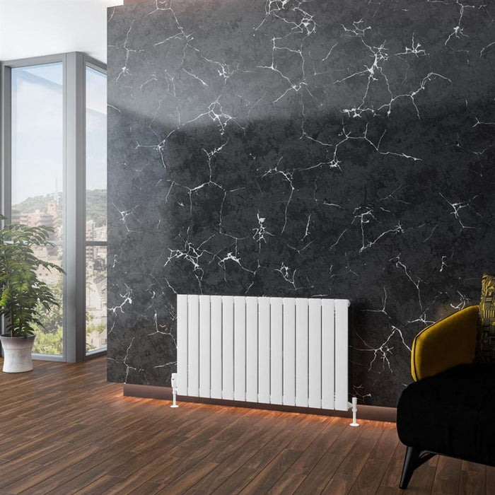 Eastbrook Addington Type 10 Horizontal Aluminium Designer Radiator - Gloss White