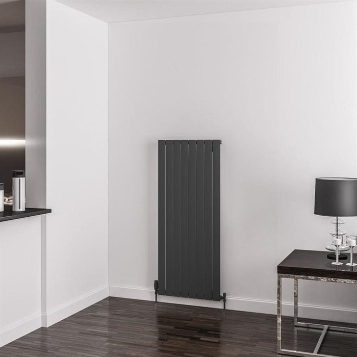 Eastbrook Addington Type 10 Vertical Aluminium Designer Radiator - Matt Anthracite