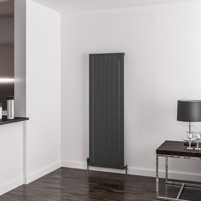 Eastbrook Addington Type 10 Vertical Aluminium Designer Radiator - Matt Anthracite