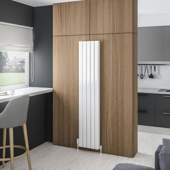 Eastbrook Addington Type 20 Vertical Aluminium Designer Radiator - Gloss White