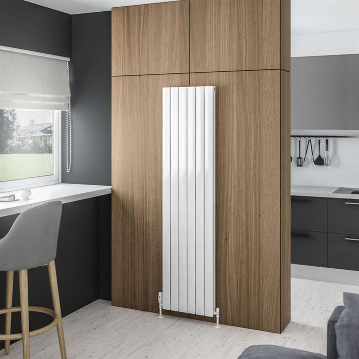 Eastbrook Addington Type 20 Vertical Aluminium Designer Radiator - Gloss White