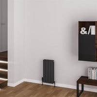 Eastbrook Addington Type 20 Vertical Aluminium Designer Radiator - Matt Anthracite