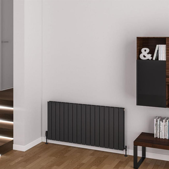 Eastbrook Addington Type 20 Horizontal Aluminium Designer Radiator - Matt Anthracite
