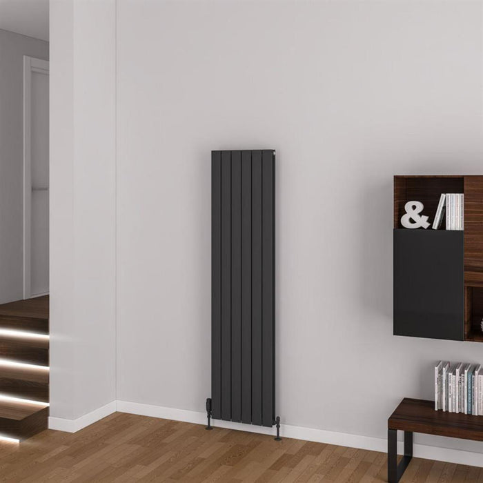 Eastbrook Addington Type 20 Vertical Aluminium Designer Radiator - Matt Anthracite