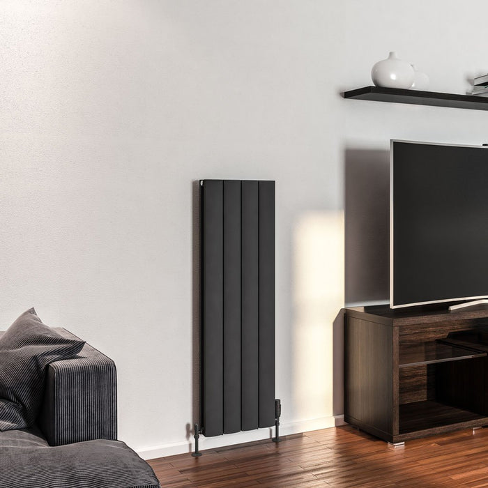 Eastbrook Guardia Aluminium Vertical Designer Radiator - Matt Anthracite