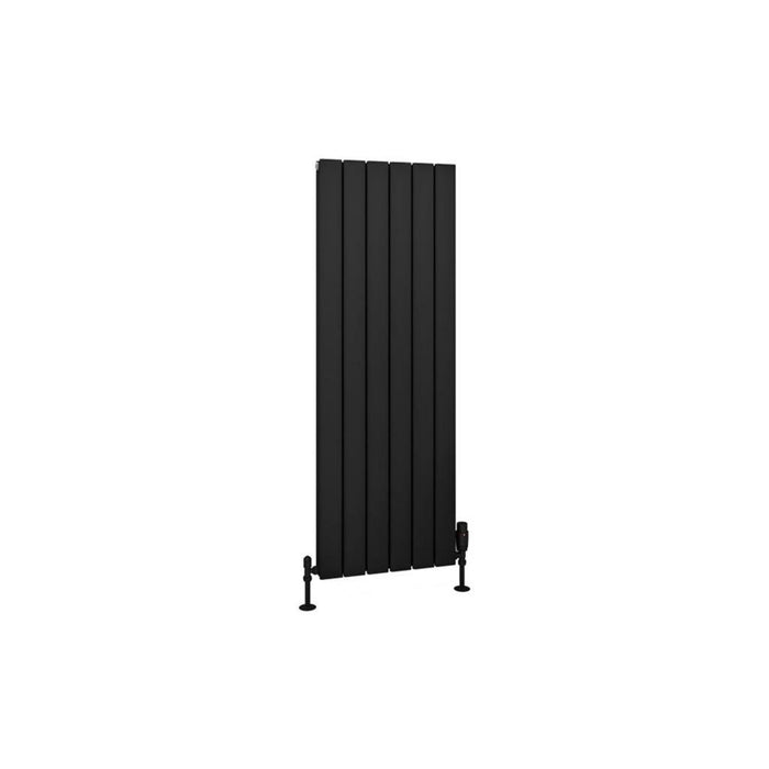 Eastbrook Hadleigh Aluminium Vertical Designer Radiator - Matt Black