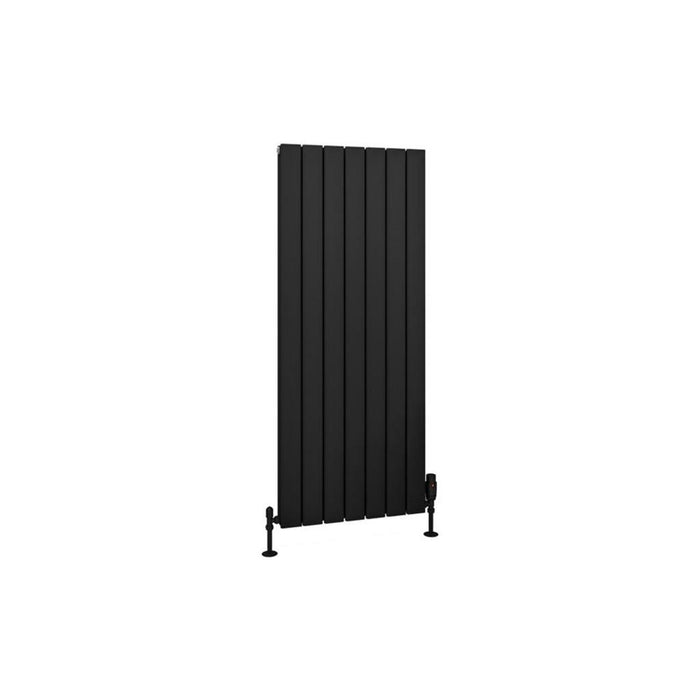 Eastbrook Hadleigh Aluminium Vertical Designer Radiator - Matt Black