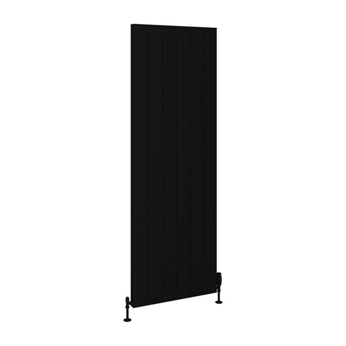 Eastbrook Vesima Aluminium Vertical Designer Radiator - Matt Black