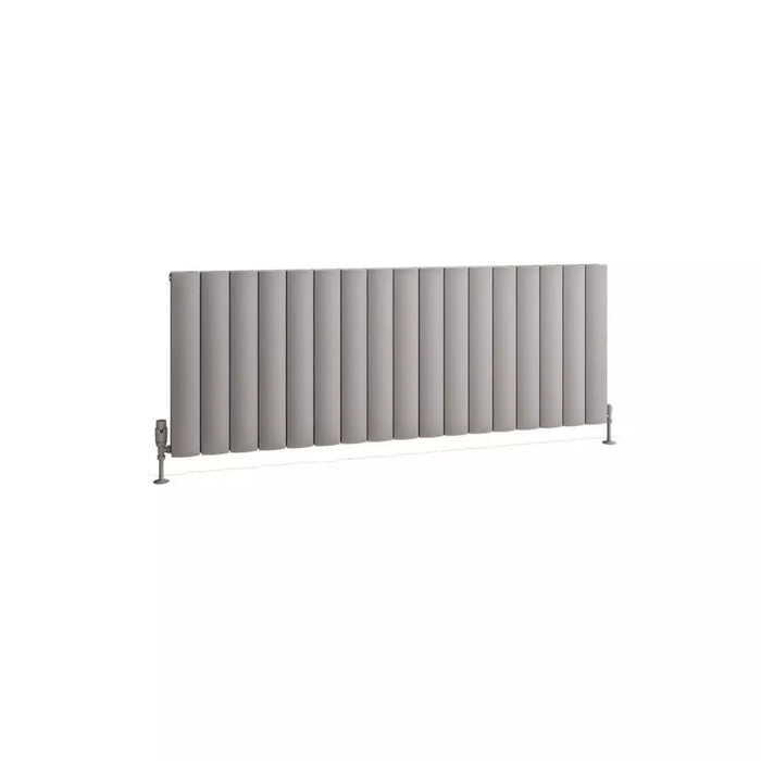 Eastbrook Guardia Aluminium Horizontal Designer Radiator - Matt Grey