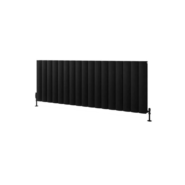 Eastbrook Guardia Aluminium Horizontal Designer Radiator - Matt Black