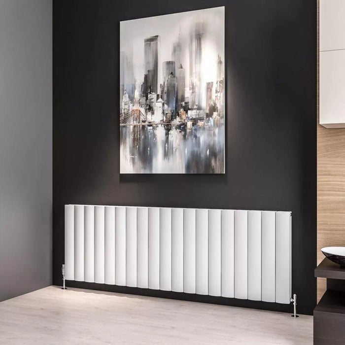 Eastbrook Guardia Aluminium Horizontal Designer Radiator - Matt White