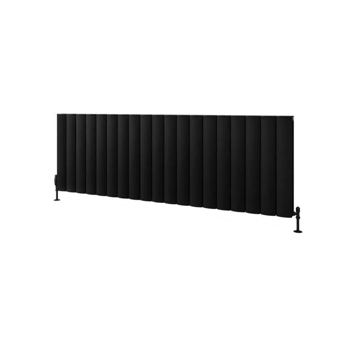 Eastbrook Guardia Aluminium Horizontal Designer Radiator - Matt Black