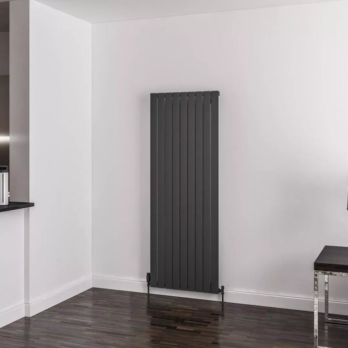 Eastbrook Addington Type 10 Vertical Aluminium Designer Radiator - Matt Anthracite