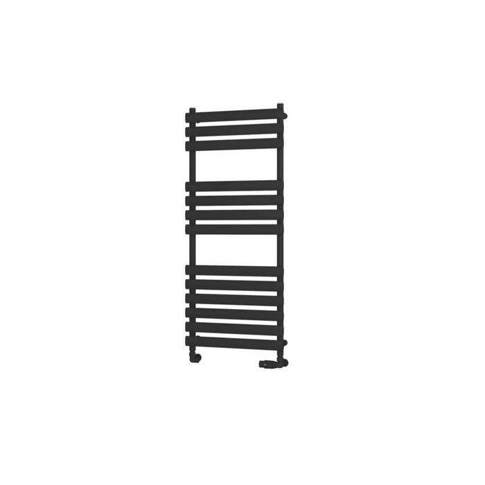 Eastbrook Tunstall Vertical Designer Heated Towel Rail - Matt Black