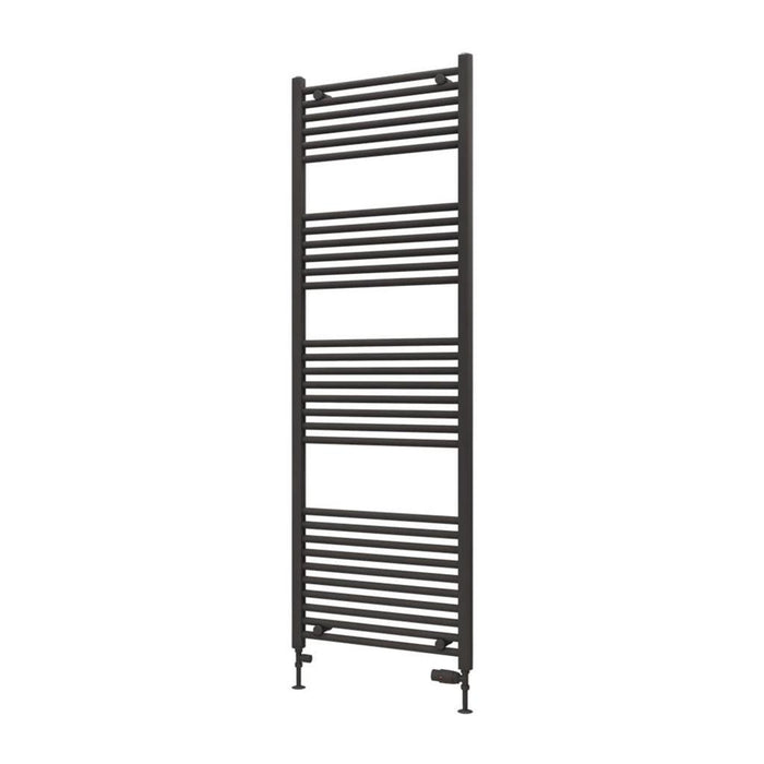 Eastbrook Wingrave Straight Heated Towel Rail - Matt Anthracite