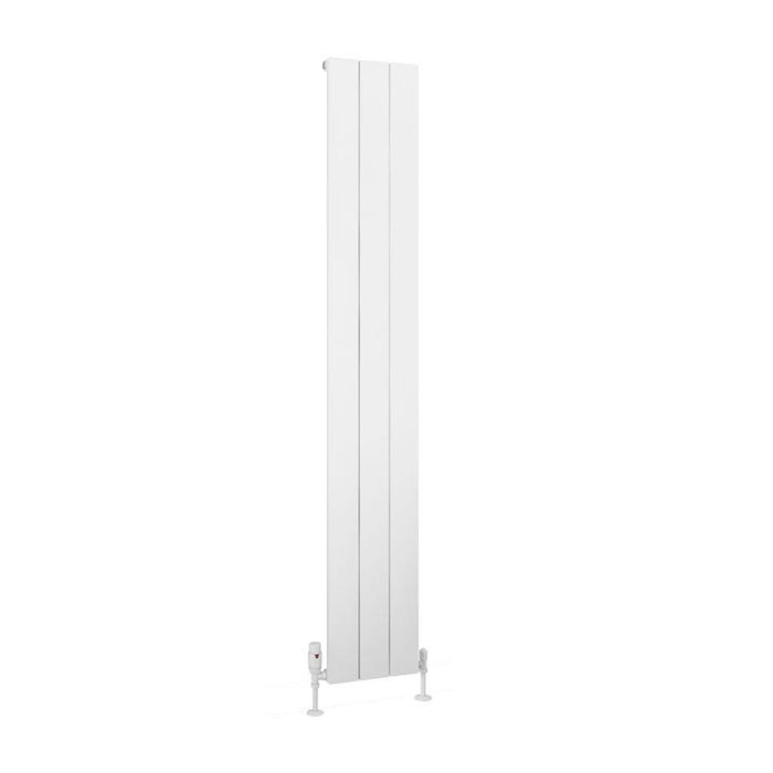 Eastbrook Charlton Aluminium Vertical Designer Radiator - Matt White