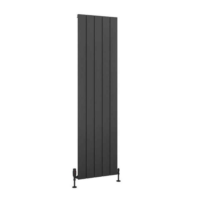 Eastbrook Charlton Aluminium Vertical Designer Radiator - Matt Anthracite