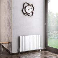 Eastbrook Fairford Aluminium Horizontal Designer Radiator - Matt White