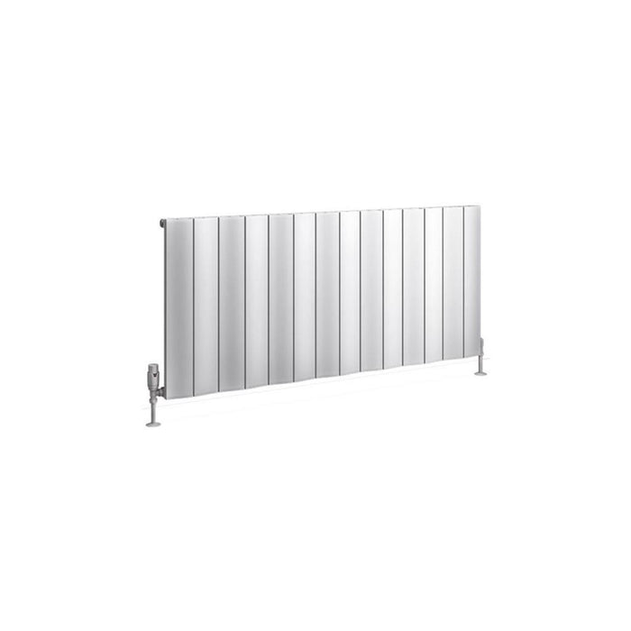 Eastbrook Fairford Aluminium Horizontal Designer Radiator - Matt White