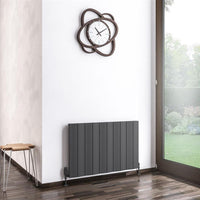 Eastbrook Fairford Aluminium Horizontal Designer Radiator - Matt Anthracite