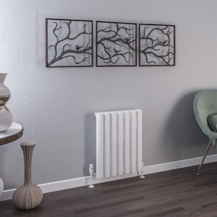 Eastbrook Burford Aluminium Vertical Designer Radiator - Matt White
