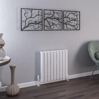 Eastbrook Burford Aluminium Horizontal Designer Radiator - Matt White