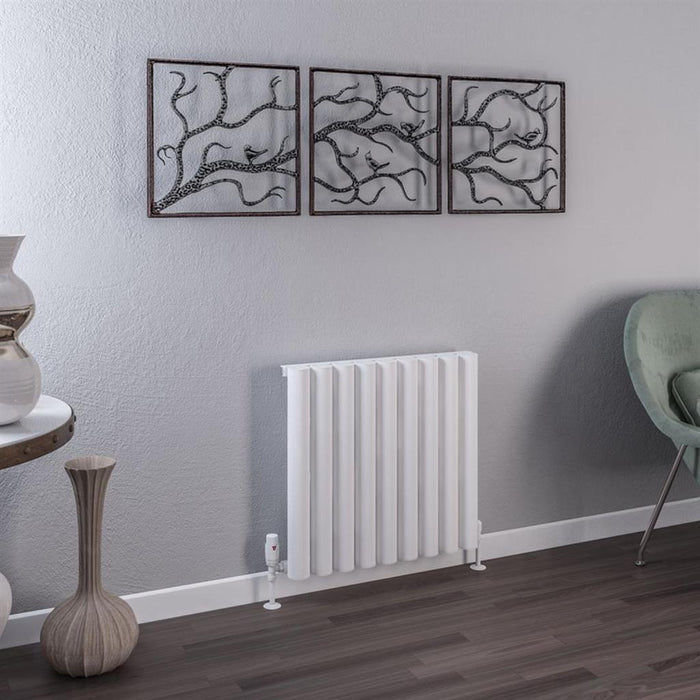 Eastbrook Burford Aluminium Horizontal Designer Radiator - Matt White