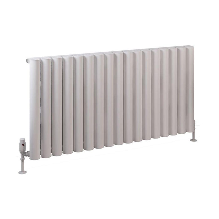 Eastbrook Burford Aluminium Horizontal Designer Radiator - Matt White