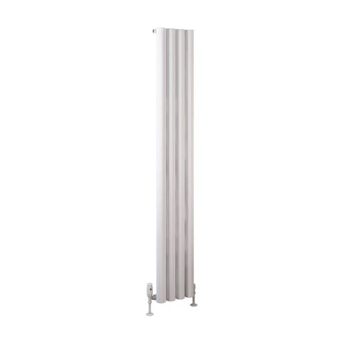 Eastbrook Burford Aluminium Vertical Designer Radiator - Matt White