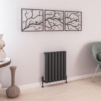Eastbrook Burford Aluminium Vertical Designer Radiator - Matt Anthracite