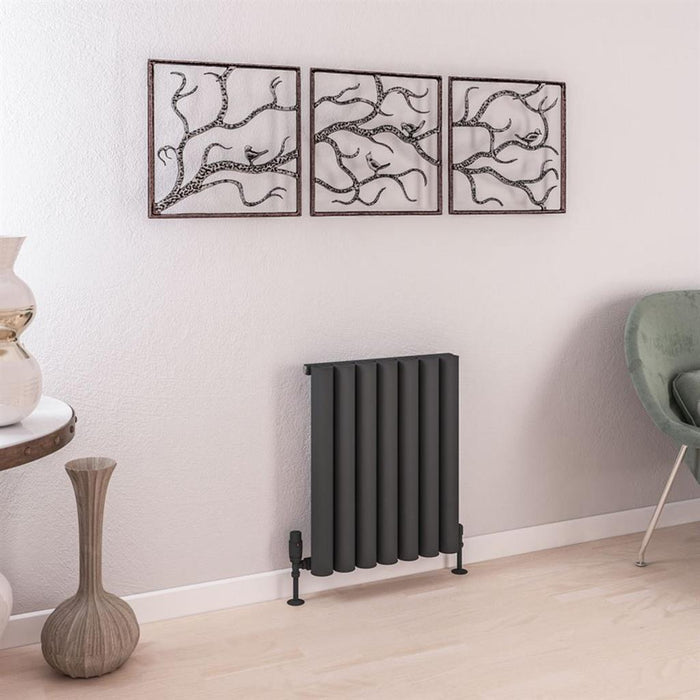 Eastbrook Burford Aluminium Vertical Designer Radiator - Matt Anthracite