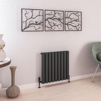Eastbrook Burford Aluminium Horizontal Designer Radiator - Matt Anthracite