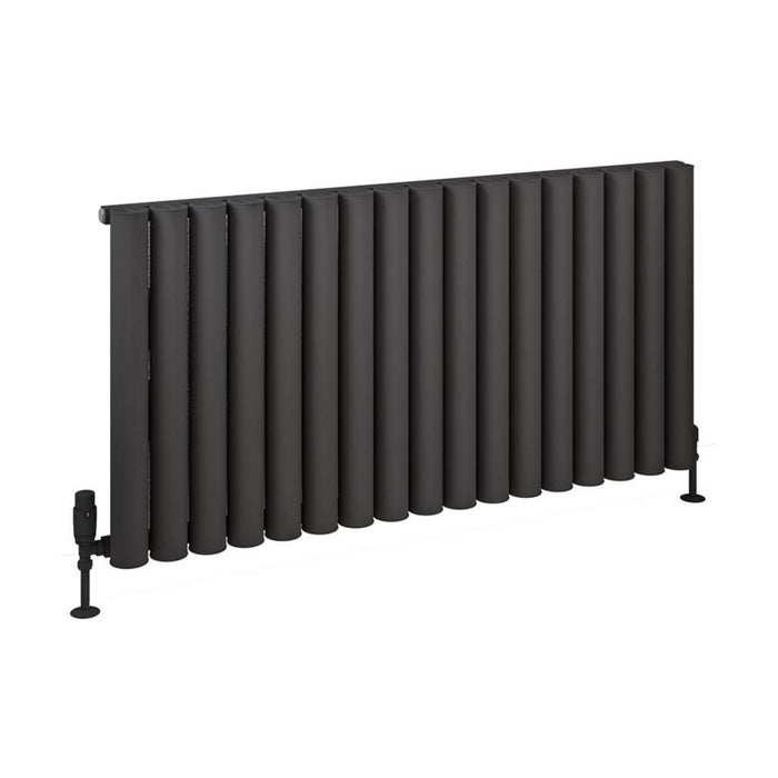 Eastbrook Burford Aluminium Horizontal Designer Radiator - Matt Anthracite