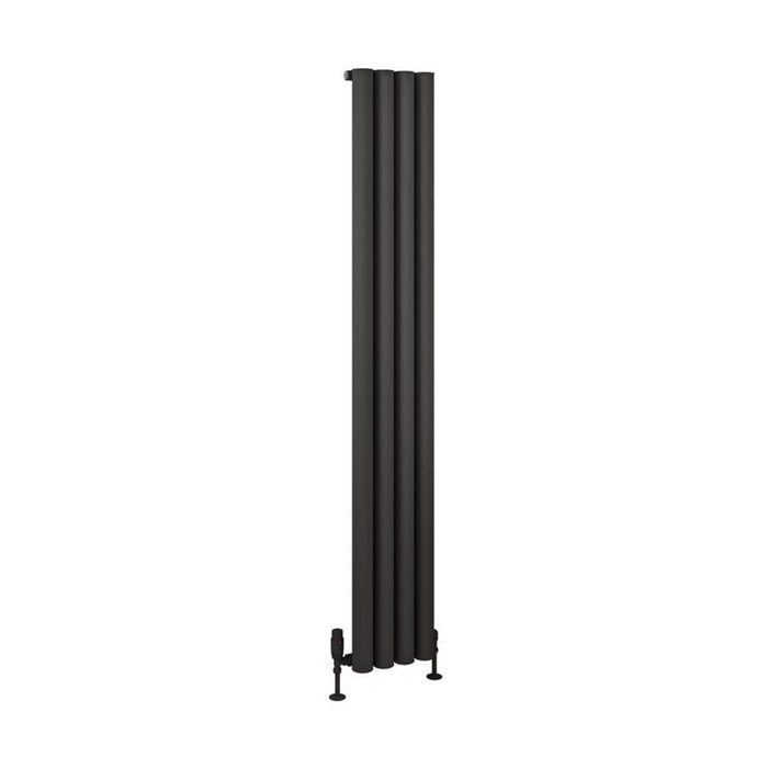 Eastbrook Burford Aluminium Vertical Designer Radiator - Matt Anthracite