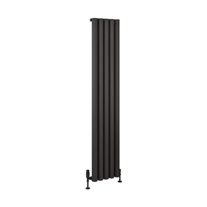 Eastbrook Burford Aluminium Vertical Designer Radiator - Matt Anthracite