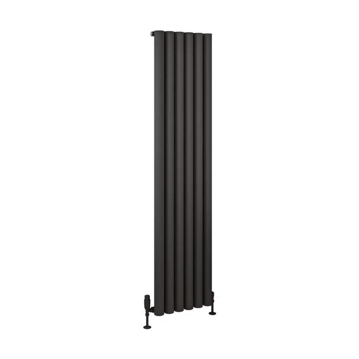 Eastbrook Burford Aluminium Vertical Designer Radiator - Matt Anthracite