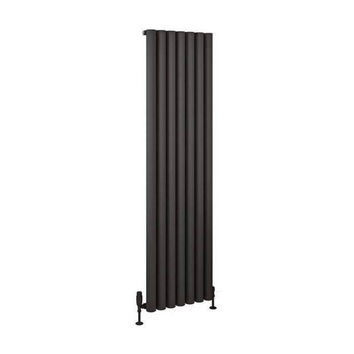 Eastbrook Burford Aluminium Vertical Designer Radiator - Matt Anthracite