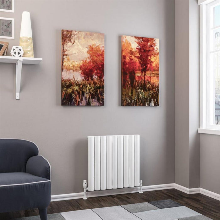 Eastbrook Kelmscott Aluminium Horizontal Designer Radiator - Matt White