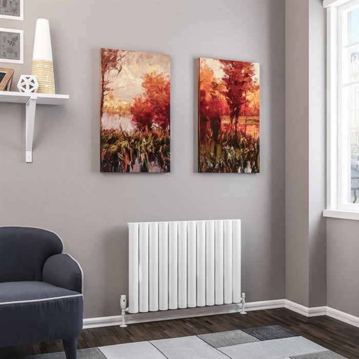 Eastbrook Kelmscott Aluminium Horizontal Designer Radiator - Matt White